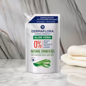 Dermaflora Shower Gel Refill Aloe Vera - 500ml Aloe Shower Refill