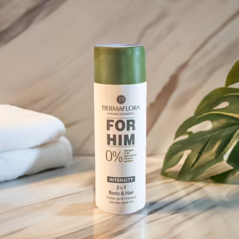 Dermaflora For Him 2 in 1 Shampoo & Hair Gel – Intensity 200ml for Him 2